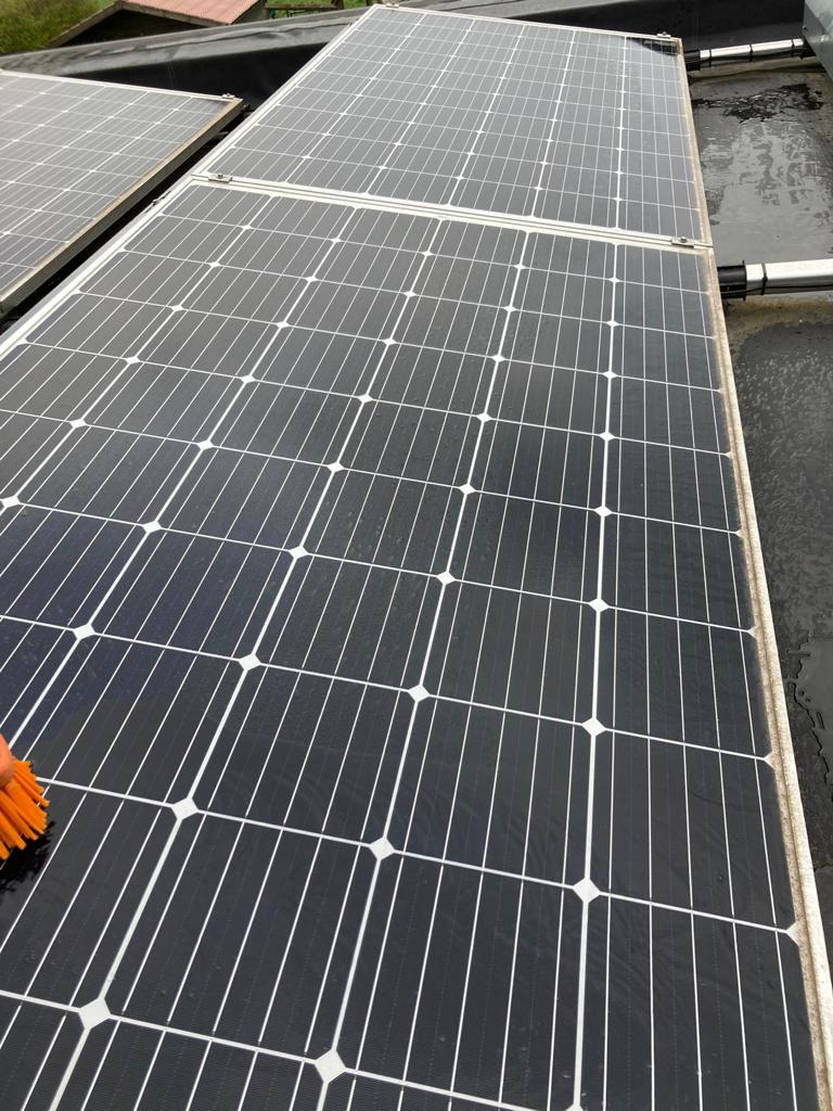 Blinkende zonnepanelen